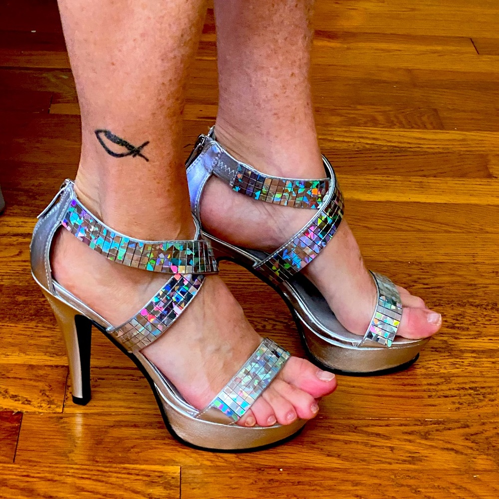 Holographic heels NEW